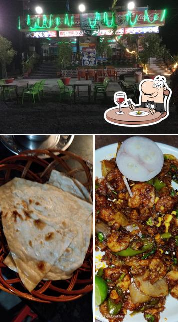 This is the photo displaying food and interior at Chandamama Dhaba