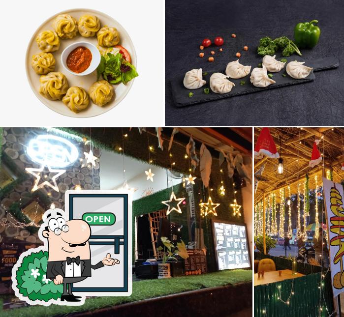 This is the picture showing exterior and food at Rudra's Street Cafe