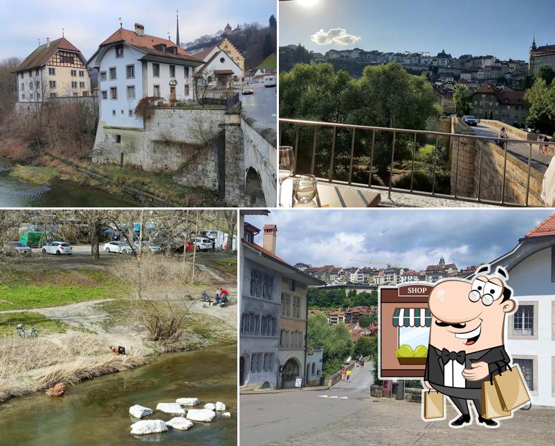 Goditi la vista dall'area esterna di La Clef