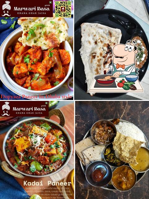Chicken curry at Marwari Basa veg. Restaurant