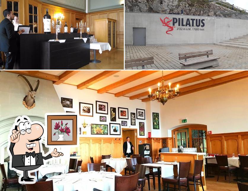 Gli interni di Restaurant Pilatus-Kulm