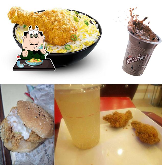 Pulled pork sandwich at KFC