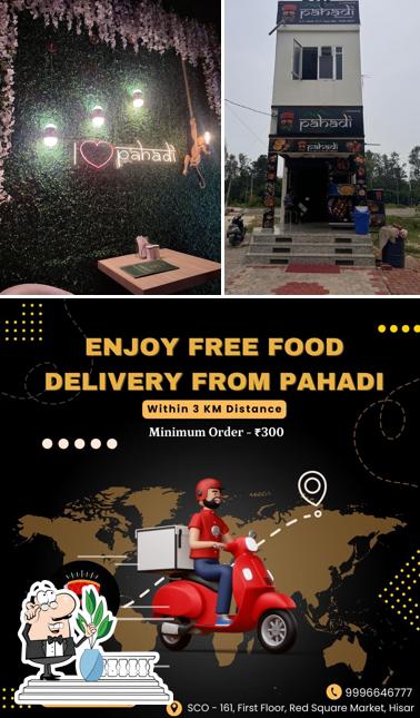 The exterior of Pahadi Restaurant- Best Restaurant in Hisar