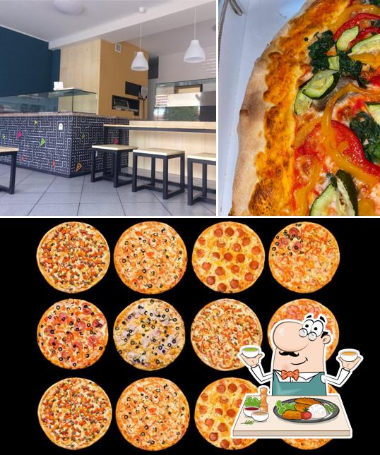 Dai un’occhiata alla immagine che presenta la cibo e interni di Pizzeria L'Amalfitana Di Gafforini Paolo