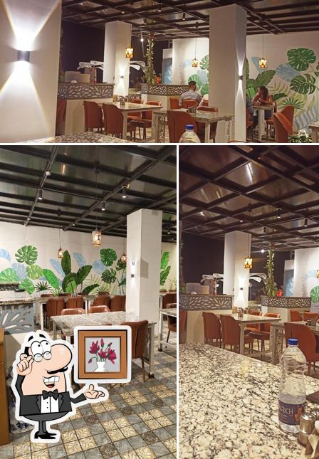 The interior of Hotel Utsav Rooftop