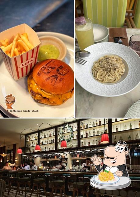 Spaghetti carbonara at LUPA