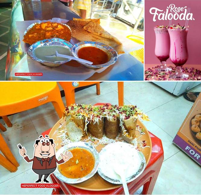 The restaurant's food and beverage