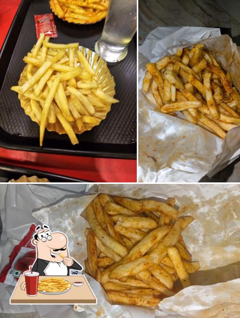 French fries at Cheesy Crazy Cafe