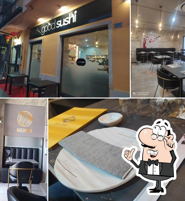 Dai un'occhiata agli interni di Good Sushi