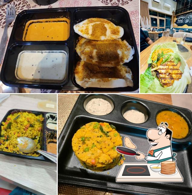 Pancakes at Grains Veg Restaurant