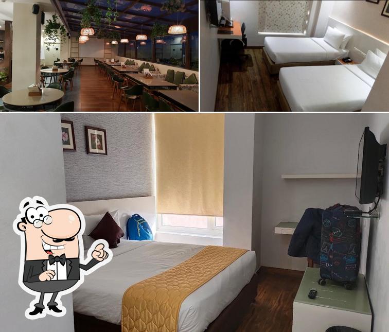 The interior of Mango Hotels–Prangan, Bhubaneswar