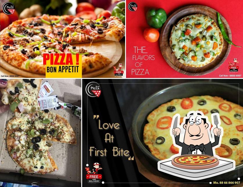 Order different types of pizza