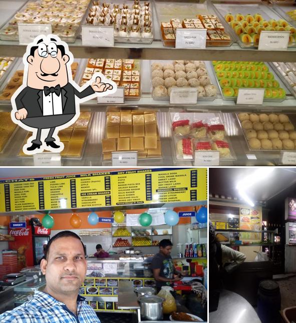 The interior of Bhavani Chats 'N' Juice
