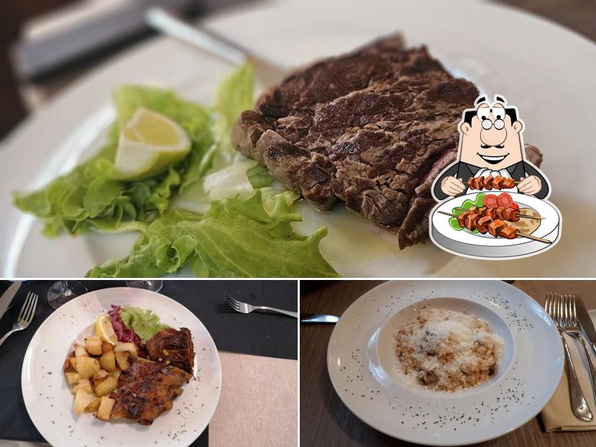 Cibo al Trattoria Da Bollo