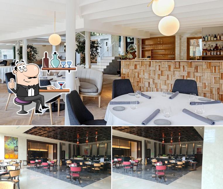 Take a seat at one of the tables at Tamarind