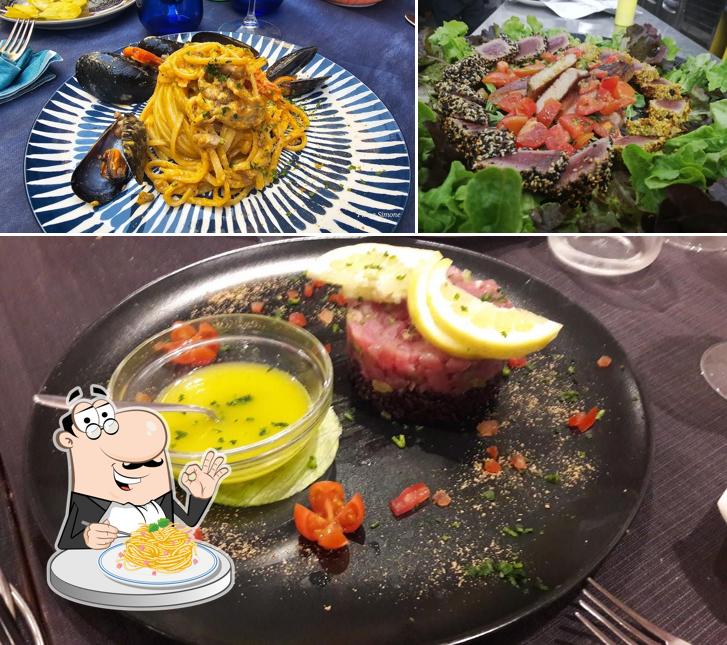 Spaghetti alla carbonara al Osteria Tabarchina