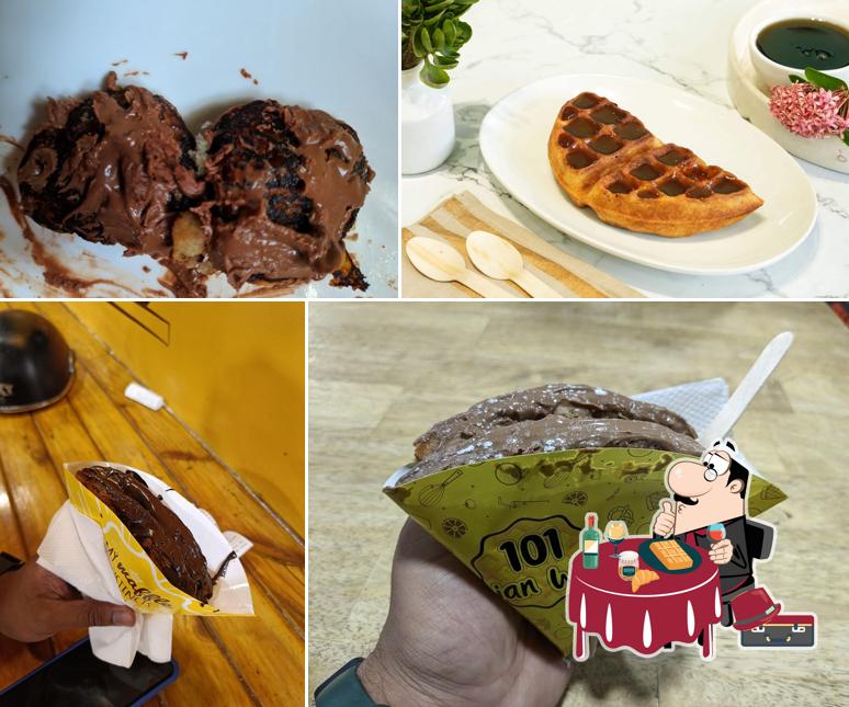 Waffles at 101 Belgian Waffle