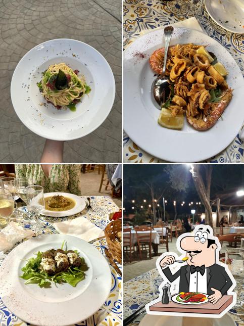Cibo al La Vecchia Masseria - Pizzeria Ristorante Mondello - Parcheggio interno gratuito