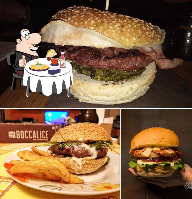 Concediti un bell'hamburger a Boccalice