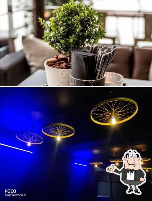 The interior of NO DOZE CAFE