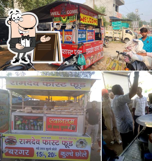 The exterior of Ramdev Kulcha Bhandar