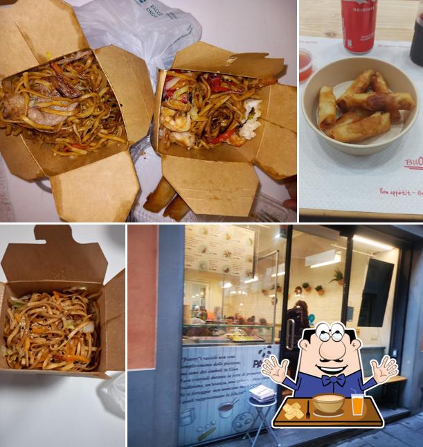 Panino con maiale stirato al Panda