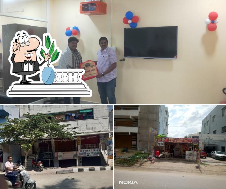 The image of Hotel Manu Sri’s exterior and interior