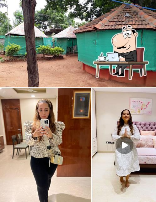 The picture of Sneha Punjabi Dhaba’s interior and exterior