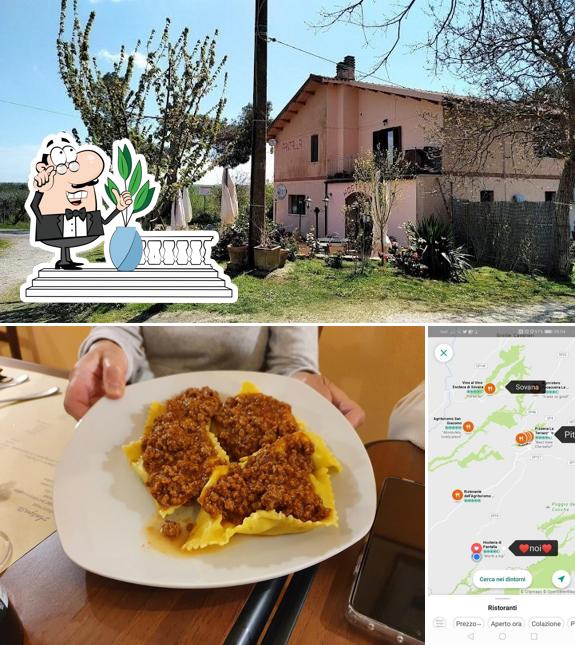 Gli esterni costituiscono una caratteristica importante di Hosteria di Pantalla