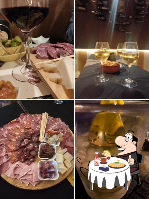 Piatto di formaggi al Enoteca De Goth