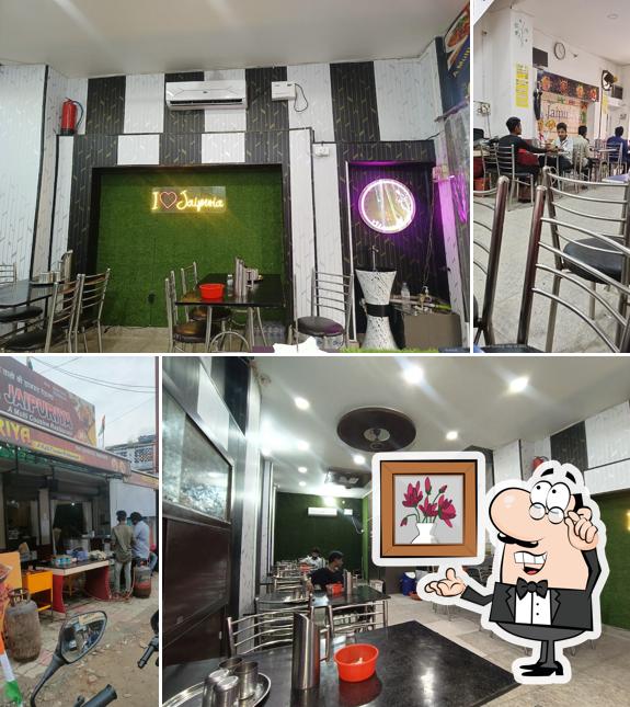 The interior of Hotel Jaipuriya Non-veg restaurant