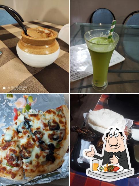Food at White Portico restaurant