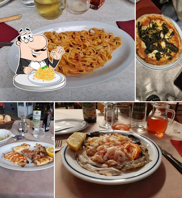 Spaghetti alla carbonara al Ristorante Il Quadrifoglio