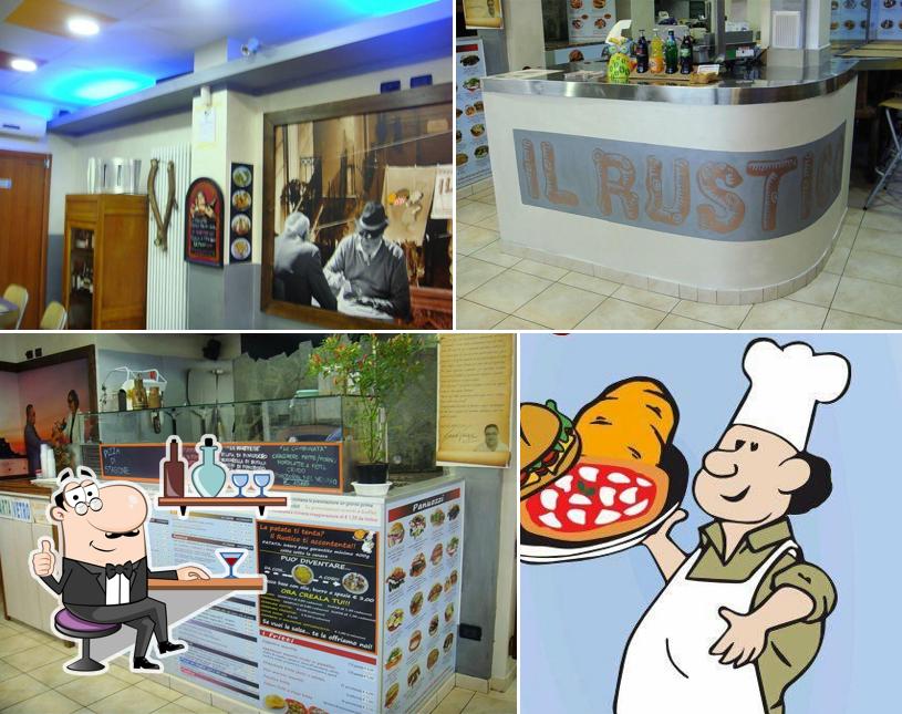 Gli interni di Pizzeria Il Rustico