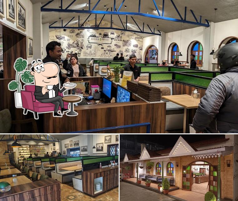 The interior of Kailash Parbat - Pure Vegetarian Restaurant