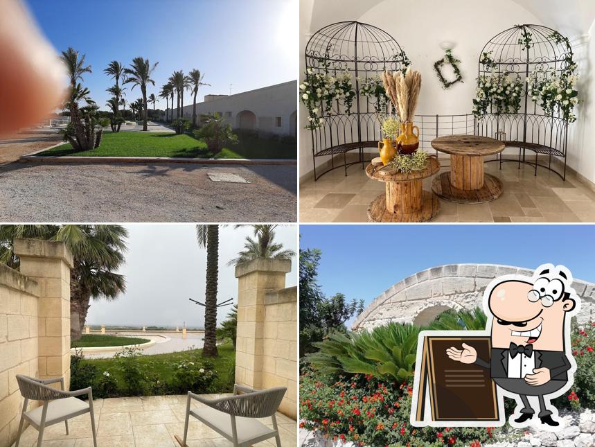 Goditi la vista dagli esterni di Masseria Caselli Hotel Ricevimenti