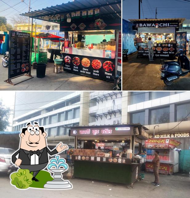 The exterior of Bawarchi food stall