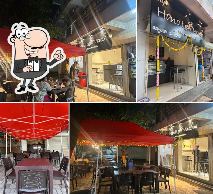 The interior of Hand To Mouth