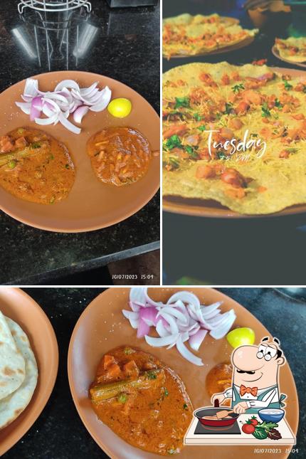 Chicken curry at Hotel Sai Pure Vegetarian