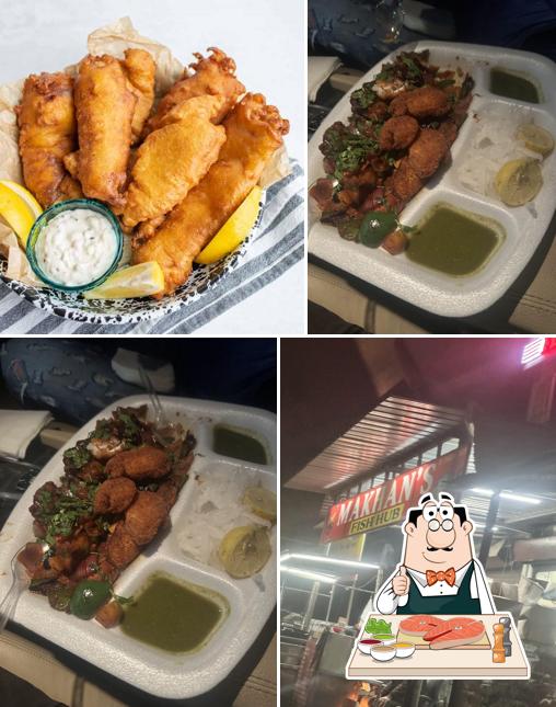 Fish and chips at Makhan Fish Corner