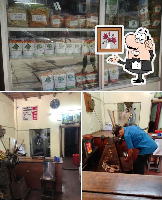 The interior of Leela Coffee Works