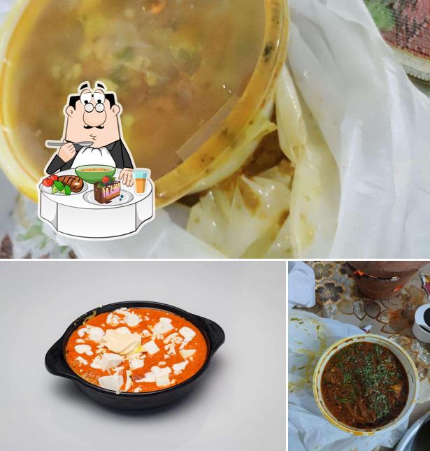 Hot and sour soup at Seven Spices