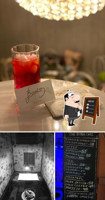 Check out the daily specials on the blackboard