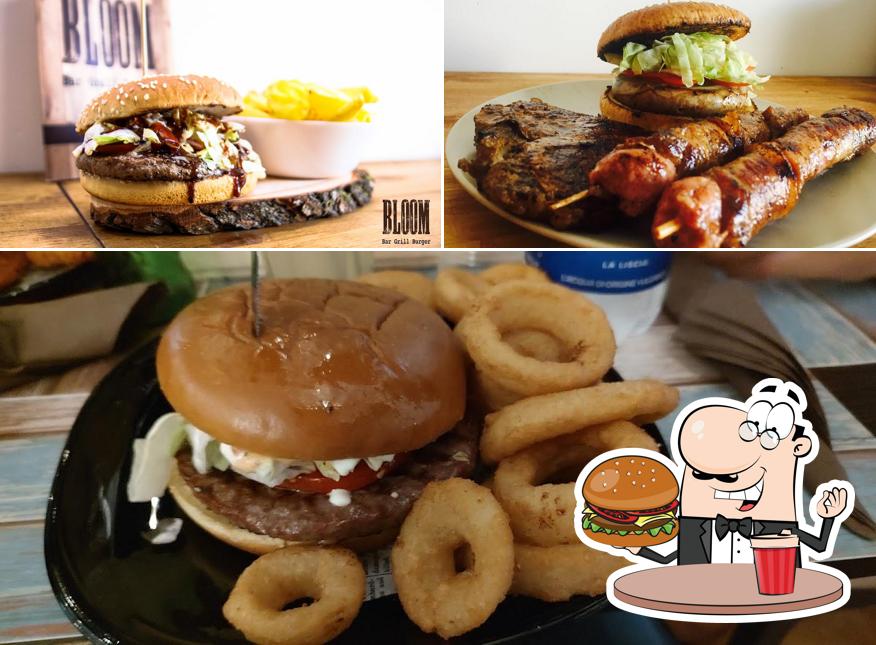 Prova un hamburger a Bloom Food and Beer