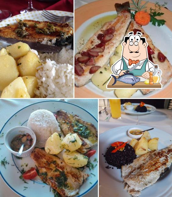 Salmão grelhado em Capivari Restaurante