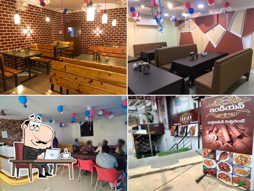 The interior of Indian Multi cuisines Restaurant