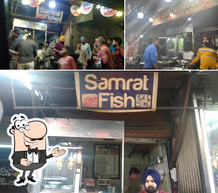 Here's a picture of Samrat Fish Shop