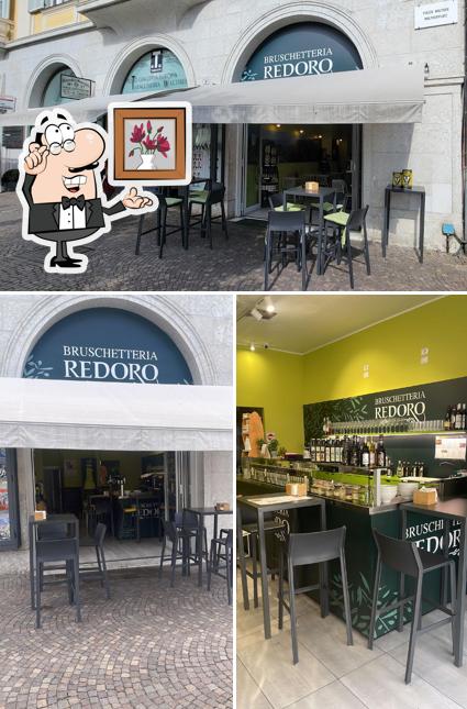 Gli interni di Bruschetteria Redoro