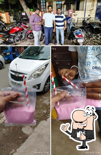 See this picture of Sri Lakshmi krishna Milk Parlor