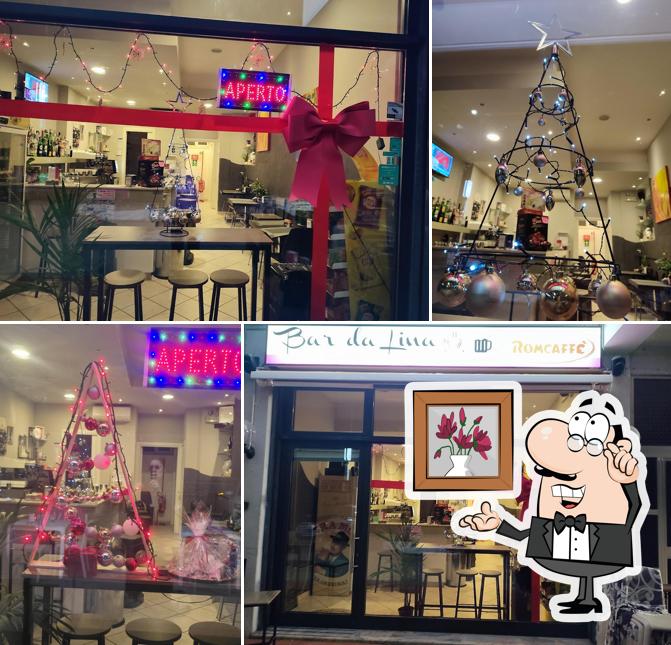 Dai un'occhiata agli interni di Bar da Lina